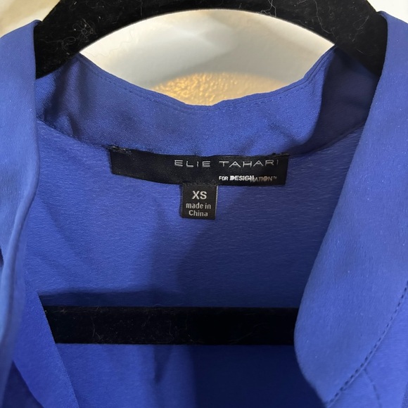 Elie Tahari Royal Blue Blouse - Picture 5 of 9